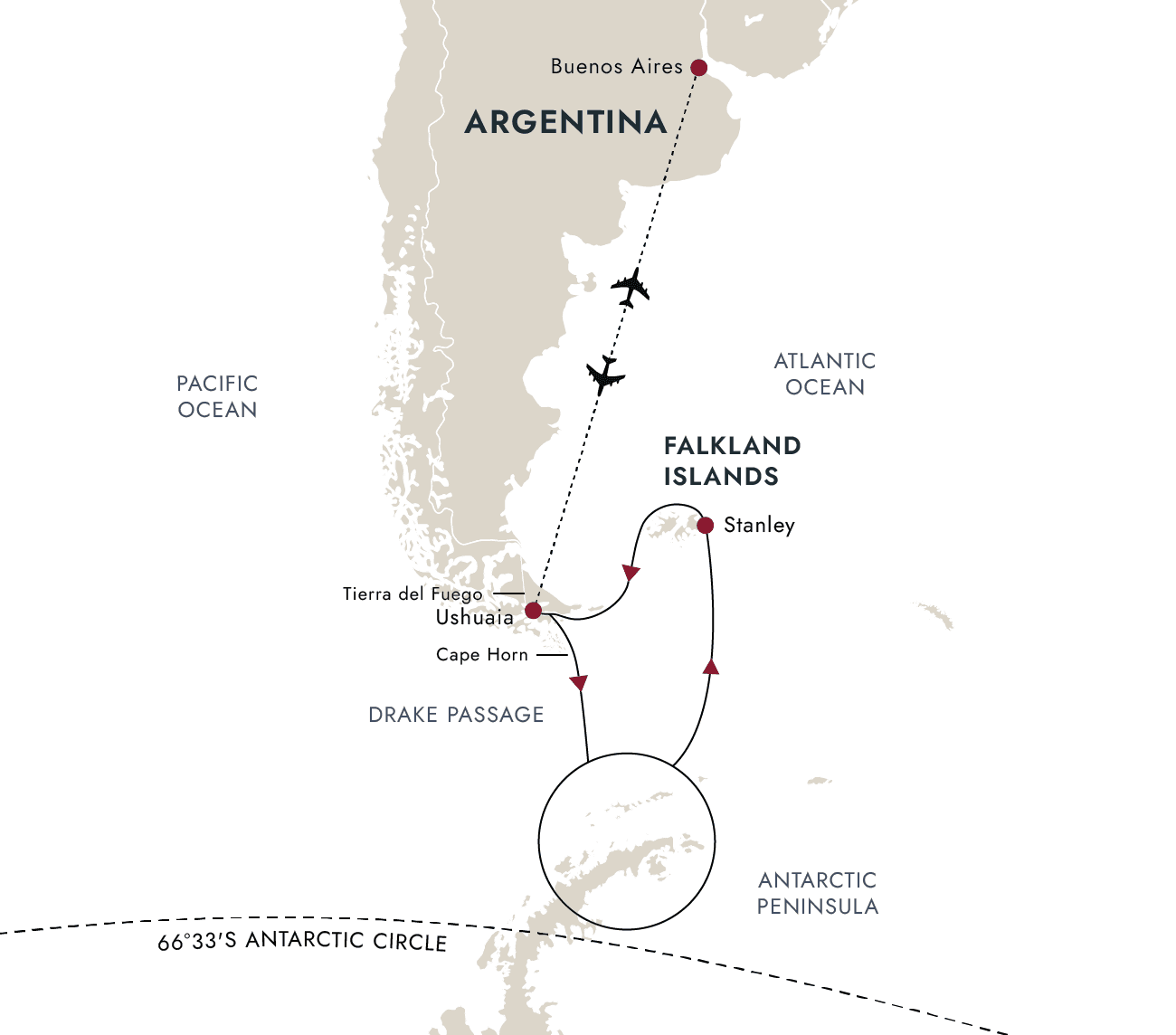 Itinerary 85 map