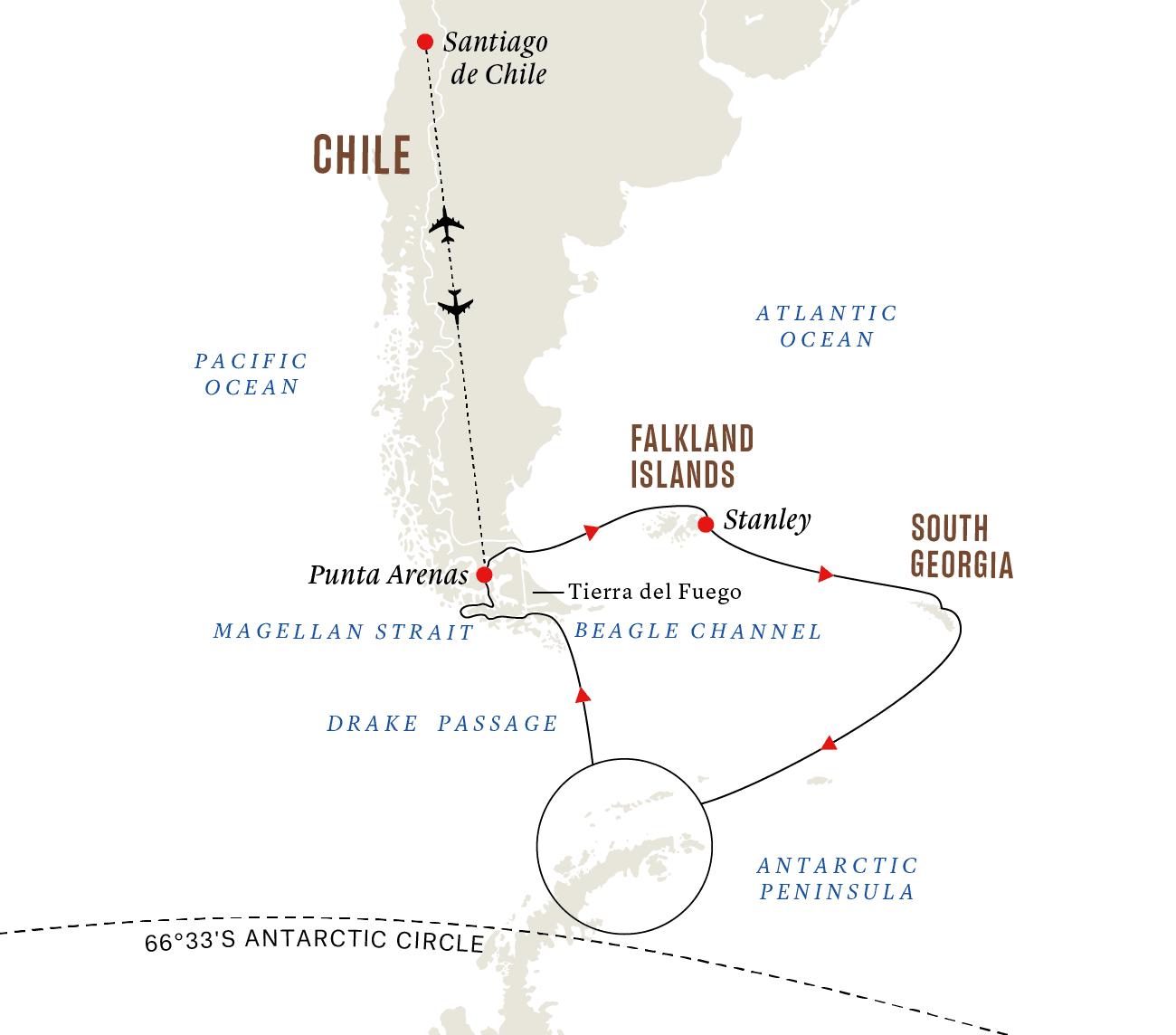 Itinerary 86 map